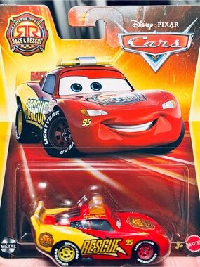 Disney Pixar Cars Lightning McQueen Race & Rescue Series Die Cast Vehicle